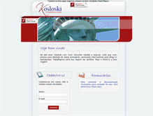 Tablet Screenshot of kosloski.com.br